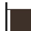 Miniatyrbilde 4 av 5: vidaXL Romdeler brun 175x180 cm stoff
