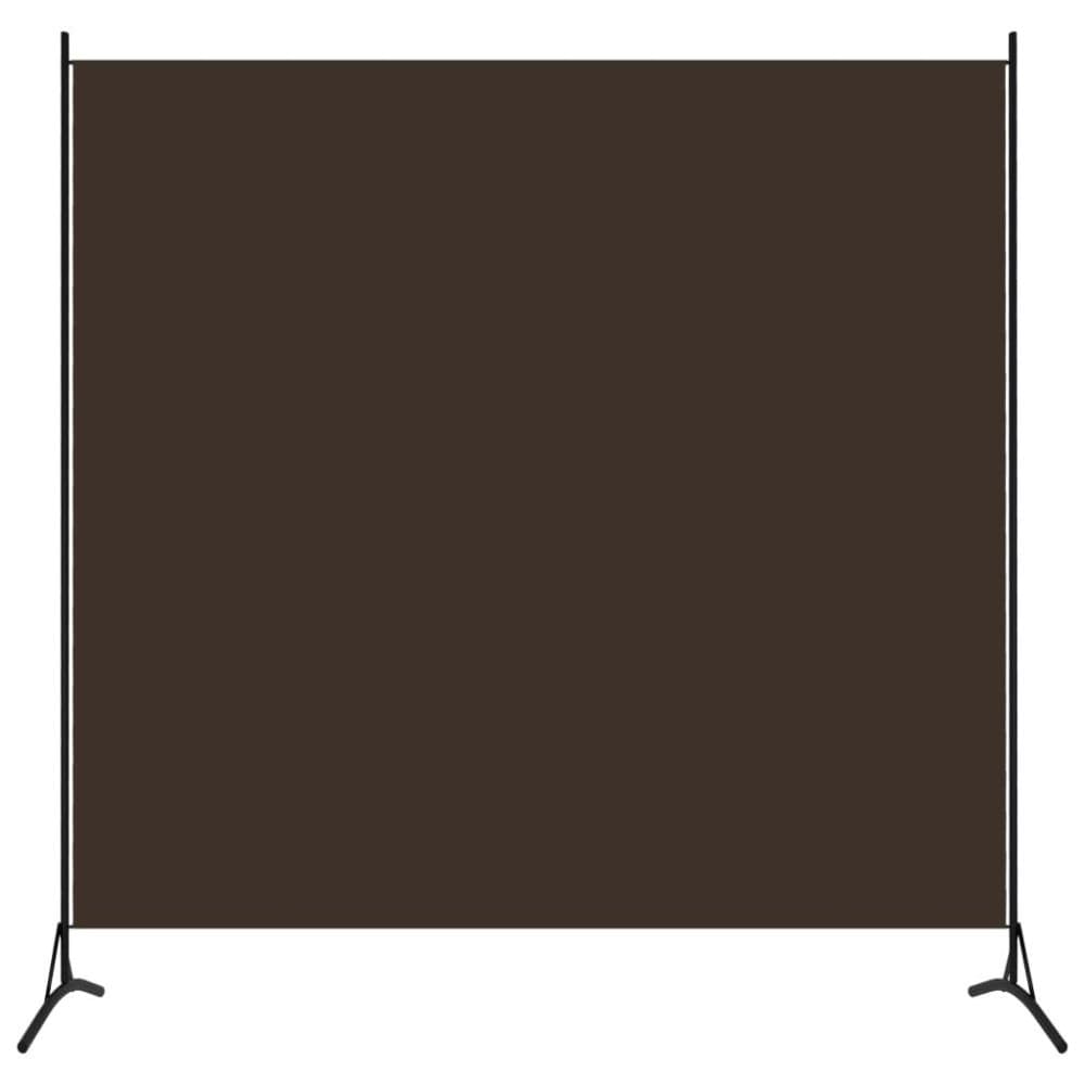 vidaXL Rumsavdelare 1 panel brun 175x180 cm