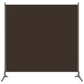 Miniatyrbilde 1 av 5: vidaXL Romdeler brun 175x180 cm stoff
