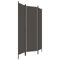 Miniatyrbillede 3 af 6: vidaXL 3-panels rumdeler 150 x 180 cm antracitgrå