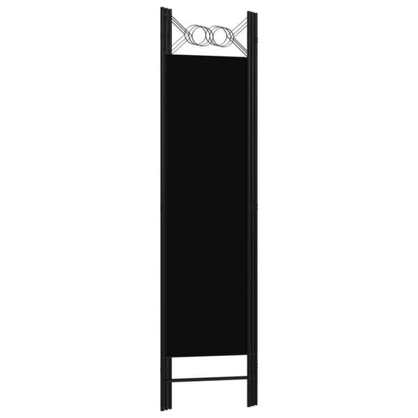 vidaXL 3-panels rumdeler 120x180 cm sort