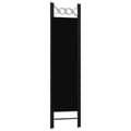 Miniatyrbilde 4 av 6: vidaXL Romdeler 3 paneler svart 120x180 cm