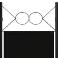 Miniatyrbilde 5 av 6: vidaXL Romdeler 3 paneler svart 120x180 cm