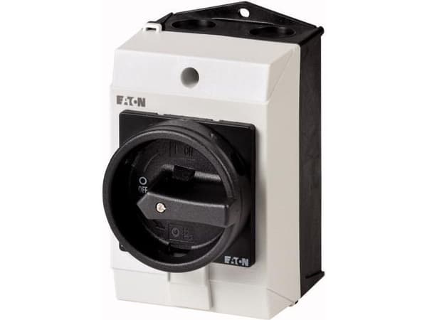 Eaton T0-2-8900/I1/SVB-SW, Vipukytkin, 3P, Musta, Valkoinen, IP65, 80 mm, 110 mm