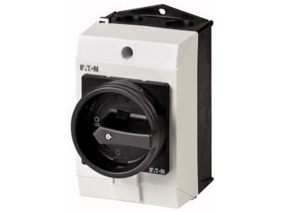 Eaton T0-2-8900/I1/SVB-SW, Vipukytkin, 3P, Musta, Valkoinen, IP65, 80 mm, 110 mm