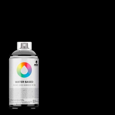 MTN Sprayfärg Waterbased 300 ml - Carbon Black - Svart