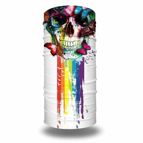 Skull Bandana - Snygg Multifunktionell Scarf