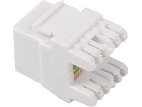 Lanberg - Modulaarinen insertti - CAT 6a - UTP - RJ-45 - valkoinen