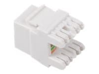 Lanberg - Modulaarinen insertti - CAT 6a - UTP - RJ-45 - valkoinen