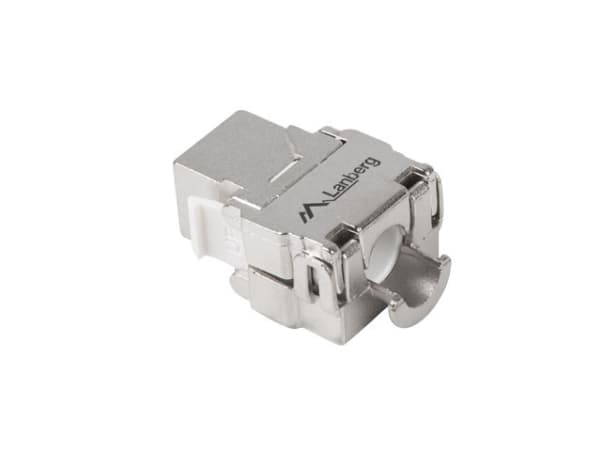 Lanberg KSFA-2000 - Modulaarinen lisälaite - CAT 6a - FTP - RJ-45 - hopea