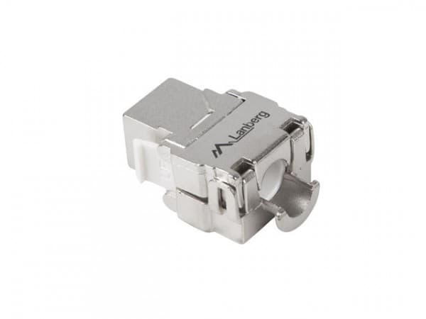 Lanberg KSFA-2000 - Modulaarinen lisälaite - CAT 6a - FTP - RJ-45 - hopea