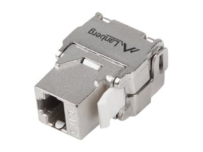 Lanberg KSFA-2000 - Modulaarinen lisälaite - CAT 6a - FTP - RJ-45 - hopea