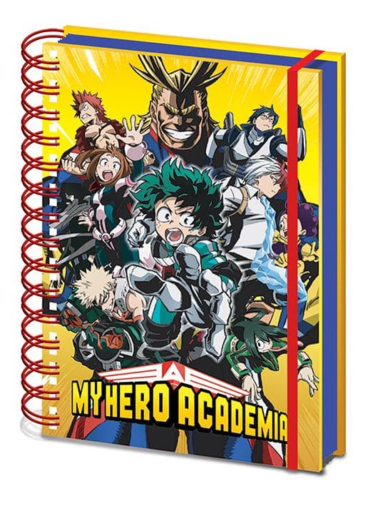 Anteckningsbok - My Hero Academia (Radial Character Burst)