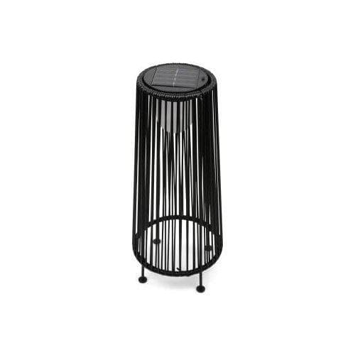 Lyhty LED-aurinkokenno musta 48 cm