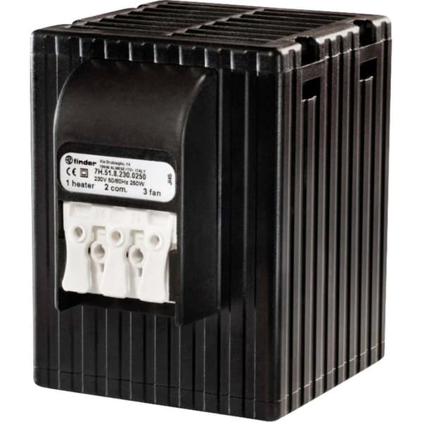 Finder 7H.51.8.230.0250 Uppvärmningsapparat 110 - 230 V 250 W (L x B x H) 93.1 x 88.2 x 98.7 mm 1 st