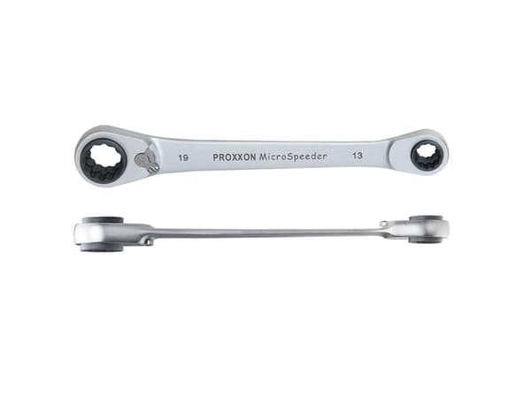 Proxxon 23 236, Krom-vanadium-stål, 10,13,17,19 mm, 2 stk, Krom