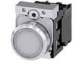 Pikkukuva 3 / 5: Siemens 3SU1152-0AB60-1BA0, Metalli, Muovi, Musta, Hopea, Valkoinen, 320 V, 30 mm, 60,7 mm, 40 mm