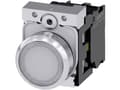 Pikkukuva 2 / 5: Siemens 3SU1152-0AB60-1BA0, Metalli, Muovi, Musta, Hopea, Valkoinen, 320 V, 30 mm, 60,7 mm, 40 mm