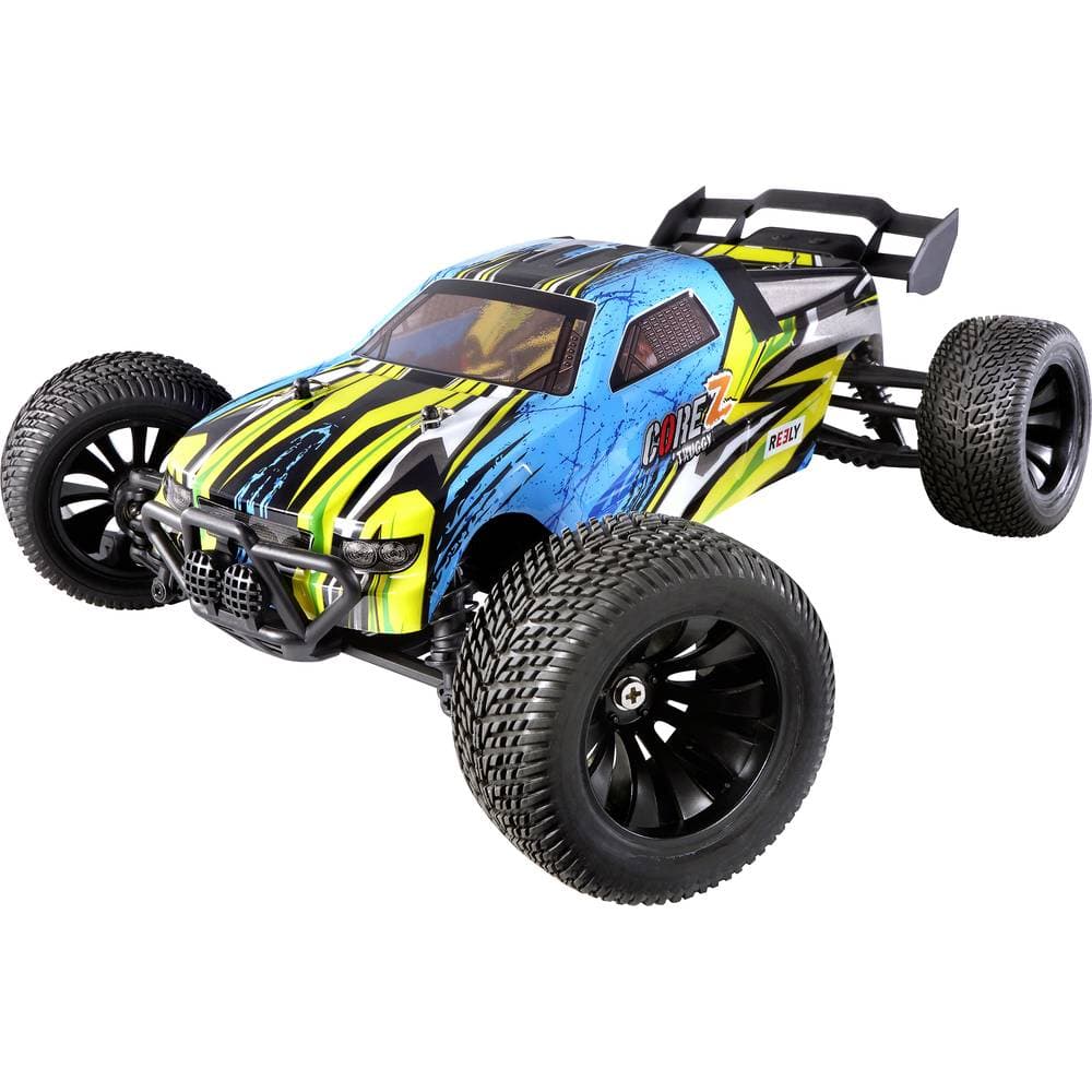 Reely CORE Z Borst motor 1:10 XS RC Bil nybörjare Elektrisk Truggy Fyrhjulsdrift (4WD) RtR 2,4 GHz inkl. batteri och la