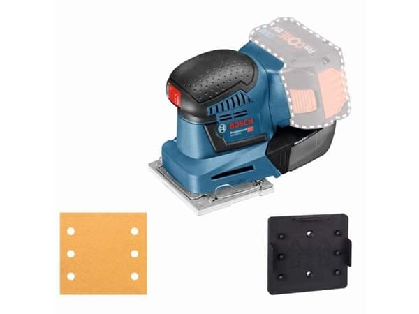 Bosch GSS 18V-10 - Professional Rystepudser - 18V - SOLO - Uden batteri og Lader