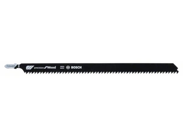 Bosch Precision for Wood T 1044 DP - pistosahanterä - lastulevylle, kuitulevylle, havupuulle, hankaamattomille puumateriaaleille - 3 kappaletta - T-v