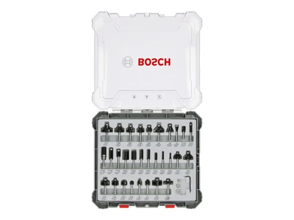 Bosch - Fresekutter - for bløtt tre, løvtre - 30 deler