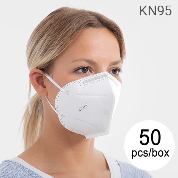 Självfiltrerande Mask med 5 Lager KN95 (50 St)