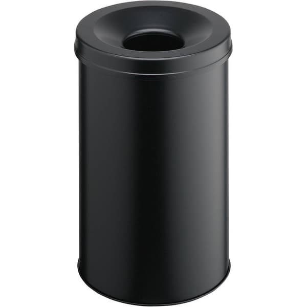 Durable 330701 Papperskorg 60 l (Ø x H) 375 mm x 662 mm Stål Svart 1 st