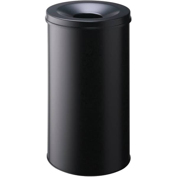 Durable 330701 Papperskorg 60 l (Ø x H) 375 mm x 662 mm Stål Svart 1 st