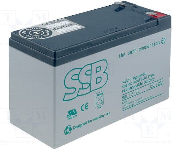 SSB SBL 7.2-12L - UPS-batteri - 1 x batteri - blysyre - 7.2 Ah