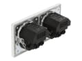 Pikkukuva 3 / 5: DeLOCK 11475, CEE 7/3 + USB, Valkoinen, Muovi, 250 V, 16 A, 50 Hz