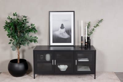 TV-Bänk Acero 120 cm Venture Design - Svart