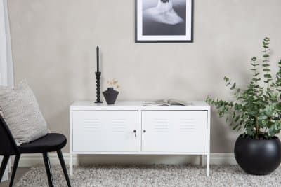 TV-Bänk Maas 118 cm Venture Design - Vit