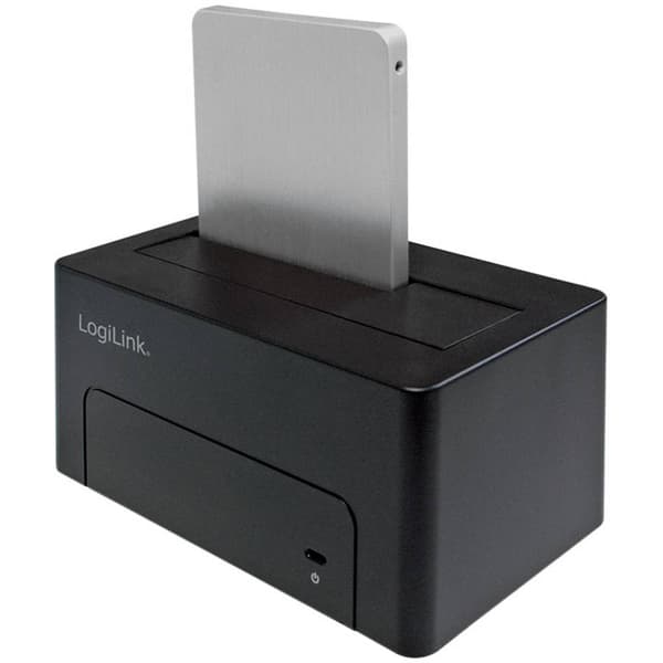 LogiLink QP0027 USB-C® (USB 3.1 Gen 2) SATA 6 Gb/s 1 Port HDD-dockningsstation 2.5 tum, 3.5 tum