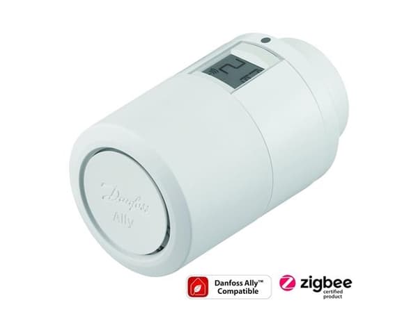 Danfoss Ally ohjelmoitava elektroninen patteritermostaatti älykkääseen lämmityksen säätöön. RA-venttiileille + m30x1,5