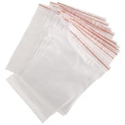 100-Pack - 7x10cm Ziplock / Blixtlåspåsar / Zip Lock Påsar med skrivfält