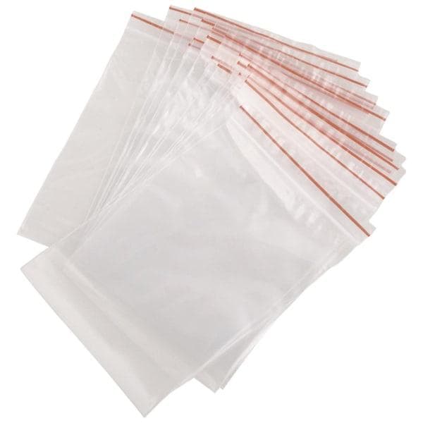 100-Pack - 12x18 Ziplock / Blixtlåspåsar / Zip Lock Påsar med skrivfält