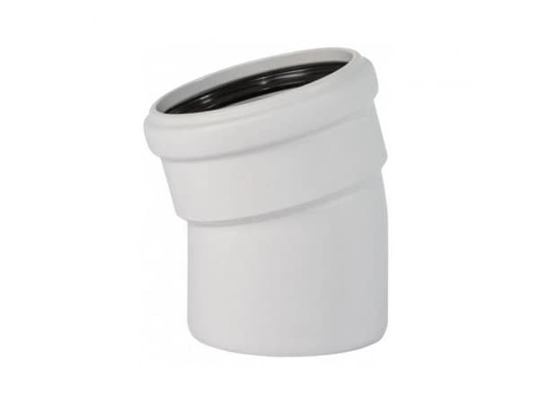 Skolan bullerdämpande böj 58mm 15 grader