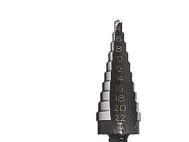 IRWIN 10502853, Drill, Trinn Borekrone, 2,2 cm, Blad metall, Sylindrisk Skaft