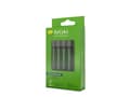 Miniatyrbilde 3 av 5: GP Batteries M451/270AAHCE-2WB4, Nikkelmetallhydrid (NiMH), AA, AAA, 4 stykker, Batterier medfølger
