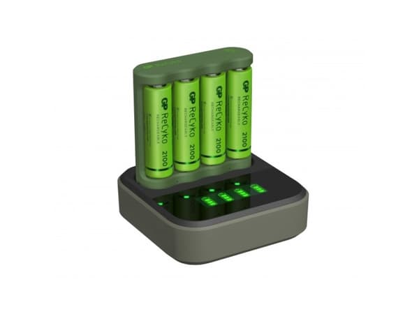 GP Batteries PowerBank B421, Nikkelimetallihybridi (NiMH), AA, AAA, Sisältää paristot