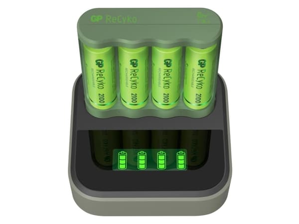 GP Batteries PowerBank B421, Nikkelimetallihybridi (NiMH), AA, AAA, Sisältää paristot