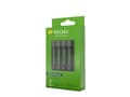 Miniatyrbilde 3 av 5: GP Batteries M451/100AAAHCE-2WB4, Nikkelmetallhydrid (NiMH), AAA, 4 stykker, Batterier medfølger