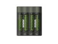 Miniatyrbilde 5 av 5: GP Batteries M451/100AAAHCE-2WB4, Nikkelmetallhydrid (NiMH), AAA, 4 stykker, Batterier medfølger