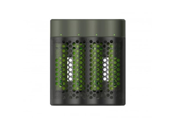 GP Batteries M451/100AAAHCE-2WB4, Nikkelmetallhydrid (NiMH), AAA, 4 stykker, Batterier medfølger