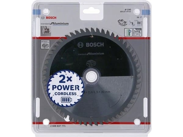 Bosch RUNDSAVKLKLINGE ACCU STD ALU 190X30MM 56T 56T