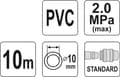 Miniatyrbild 3 av 4: Yato YT-24224, 20 Bar, Blå, 10 m