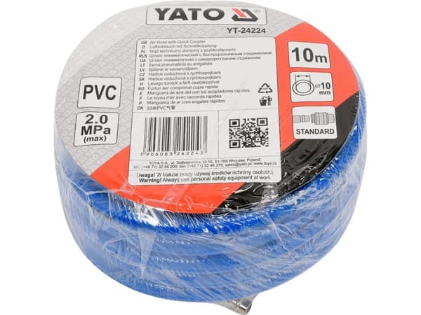Yato YT-24224, 20 Bar, Blå, 10 m