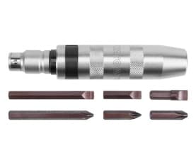 Yato YT-2801, Slagtrekker, Rett håndgrep, Kromfarget, 195 mm, 6 stykker, Flat, Philips