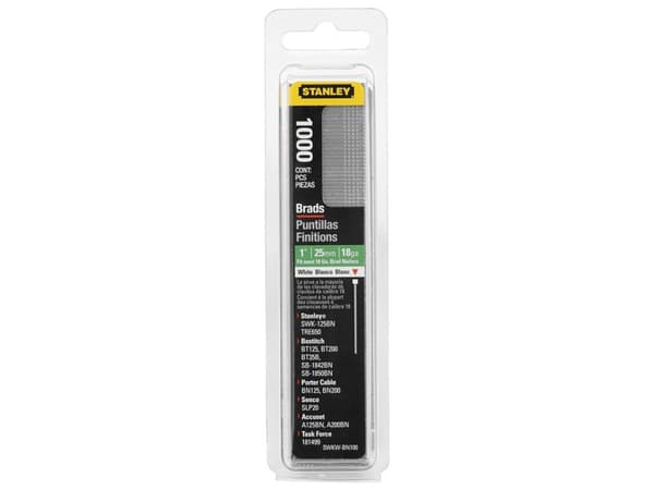 Stanley CHIODI TIPO J - Klamrar - 15 mm - galvaniserat stål - zinkpläterad - paket med 1000